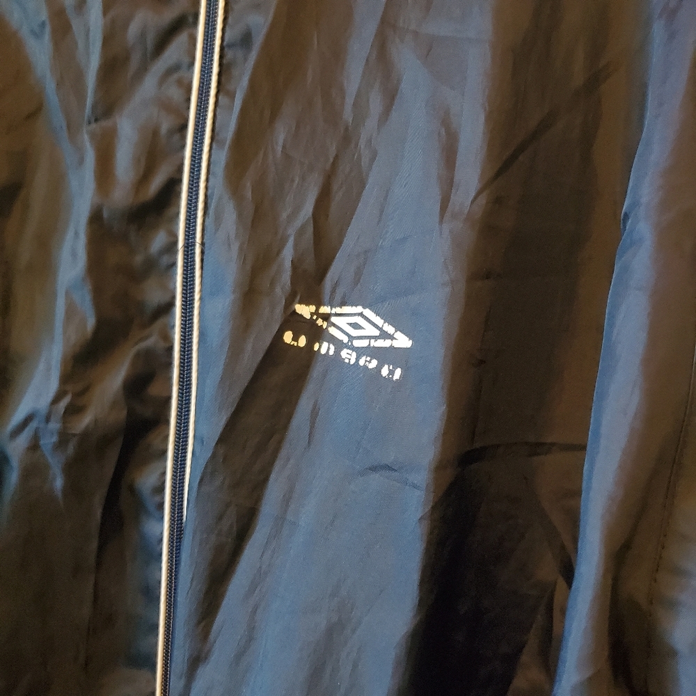 Vintage Umbro Windbreaker Jacket w/ Hood - Picture 5 of 6